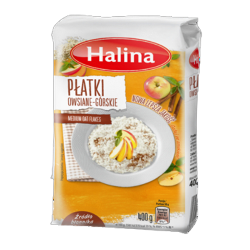 Halina Płatki Owsiane Górskie 400g